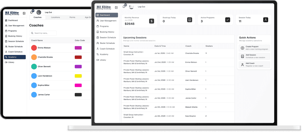 Elite App Dashboard