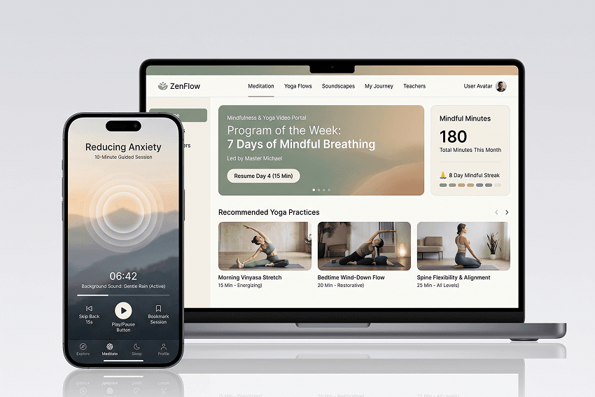 Yoga and Meditation App Development Case Study