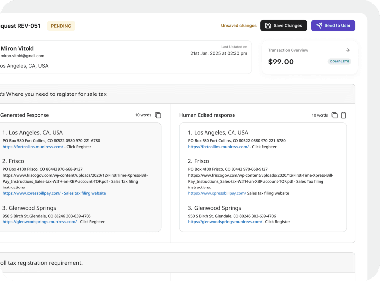 Professional Accounting Review Portal